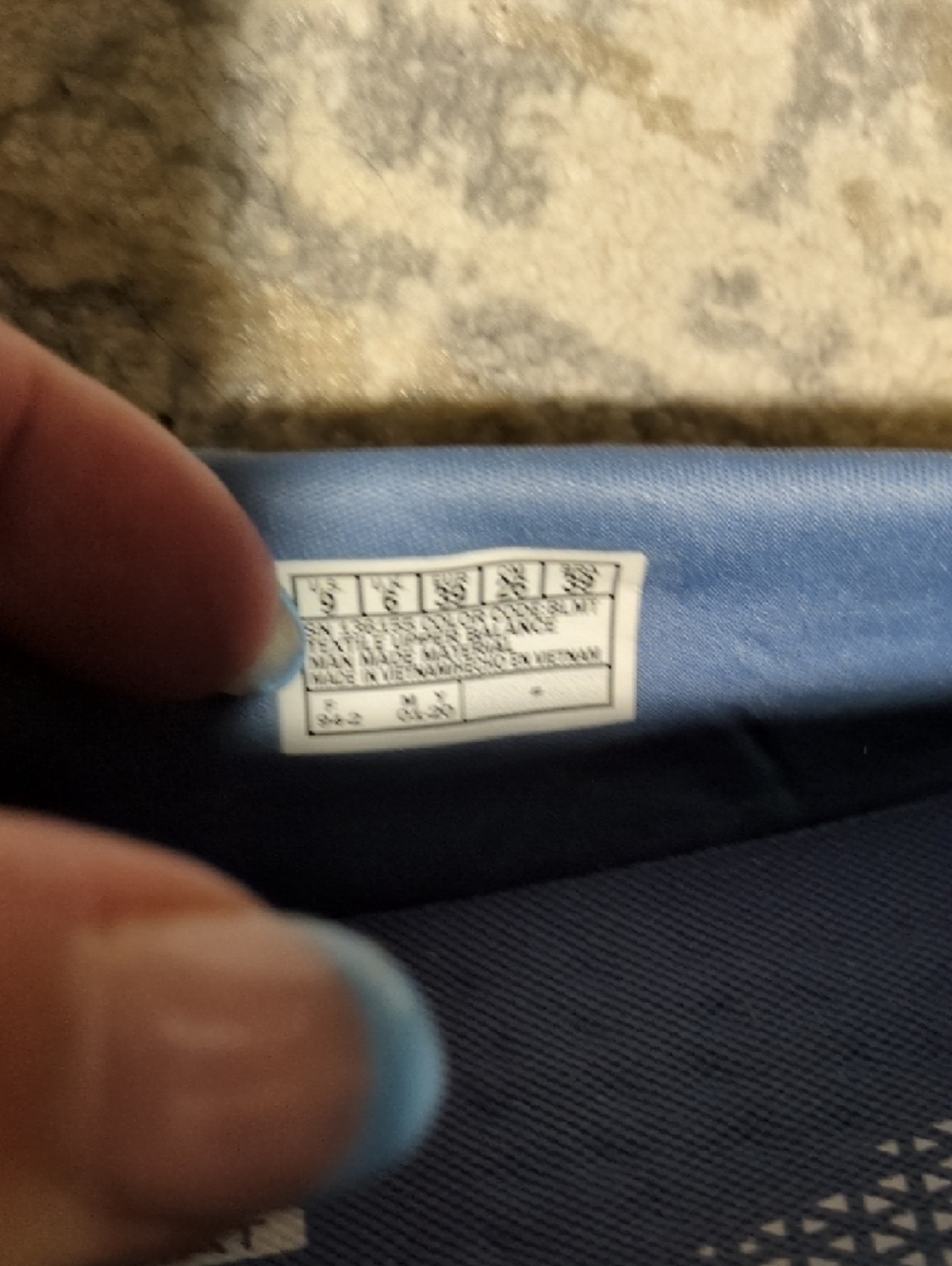 Skechers Striped Slip-On Loafers in Light Blue and Cream - Picture 4 of 7